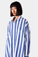 Fredrick Shirt Blue & White Stripe