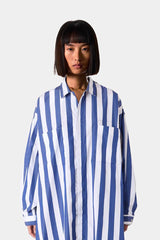 Fredrick Shirt Blue & White Stripe