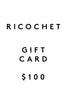 Ricochet Clothing Gift Card $100